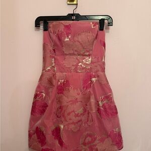 Katie May Pink Floral Mini Dress
